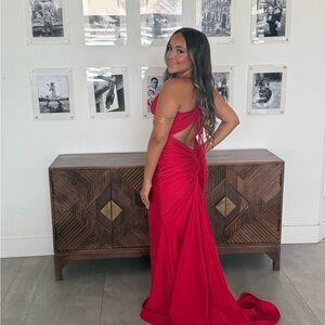 Elegant Red Prom/ Evening gown